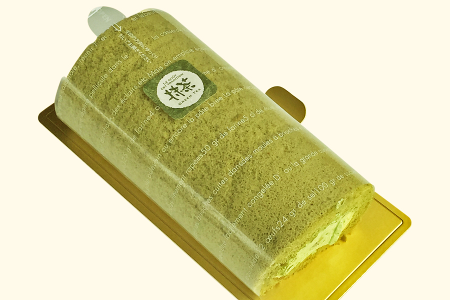 抹茶のロールケーキの商品写真