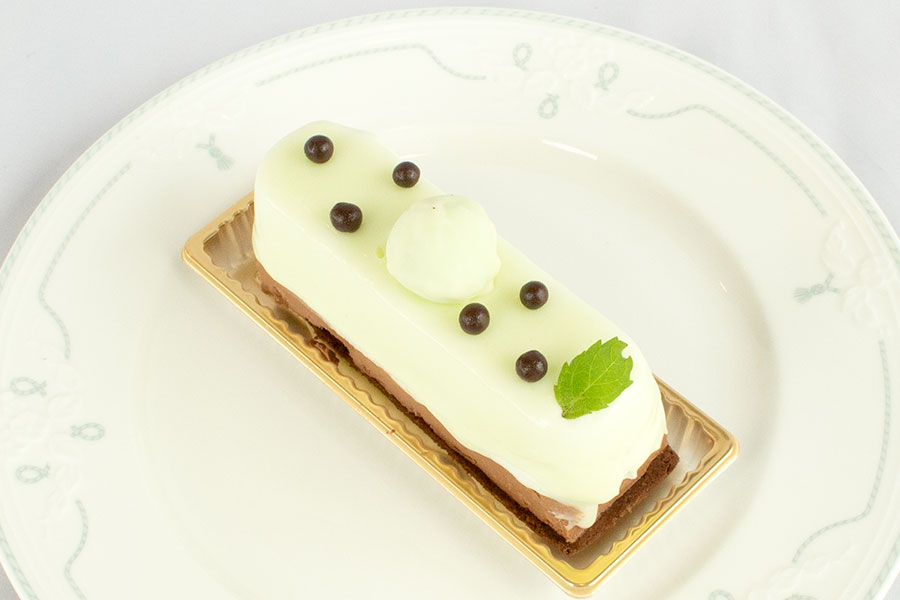 チョコとミントのムース