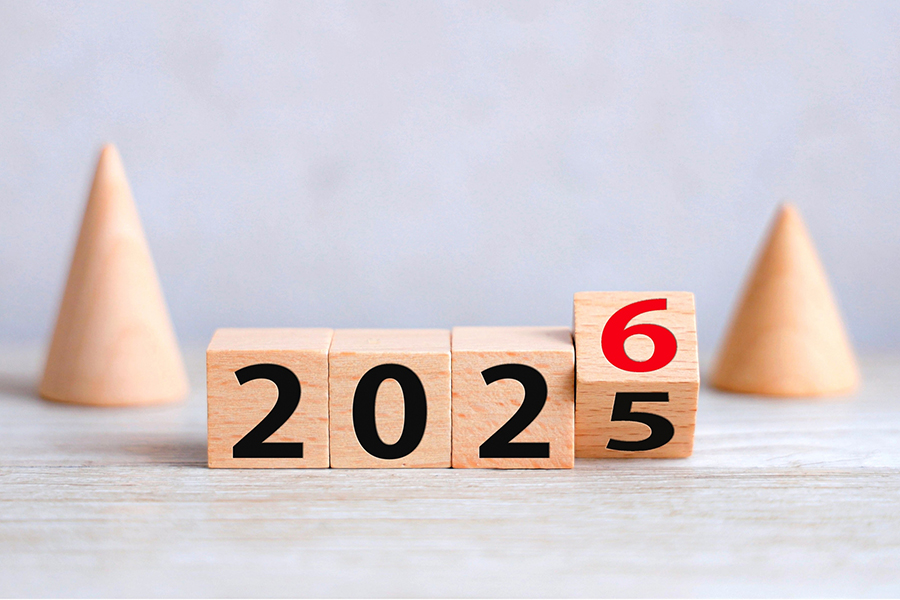 2025年から2026年に変わるイメージ写真