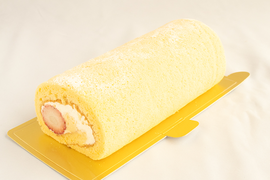 イチゴのロールケーキの商品写真